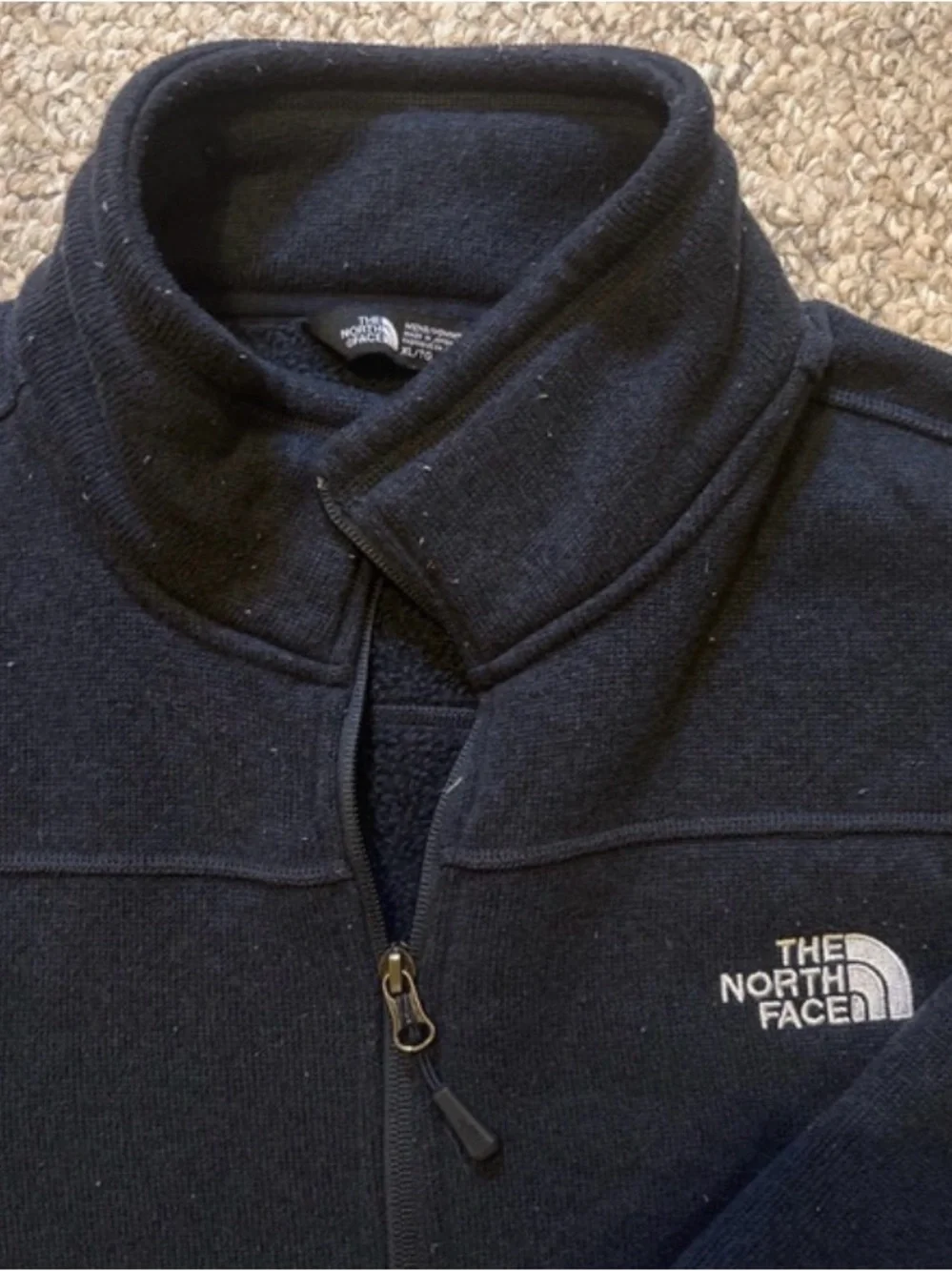 The North Face Dark Navy Quarter-Zip Fleece Pullover
